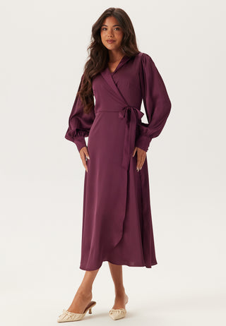 Vienna Ravenna L/S Ankle Wrap Dress