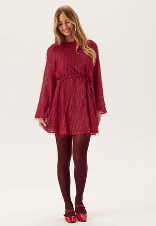 Vifeather L/S O-NECK SHORT DRE