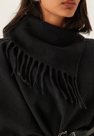 Vifjolira High Neck Poncho