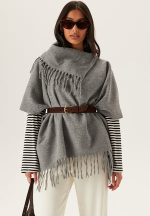 Vifjolira High Neck Poncho