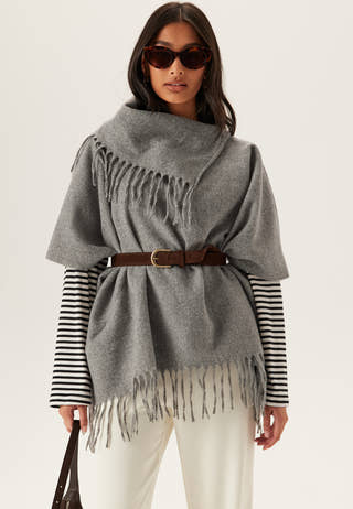 Vifjolira High Neck Poncho