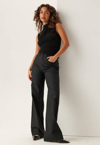 Vifreya Hw Coated Wide Jeans