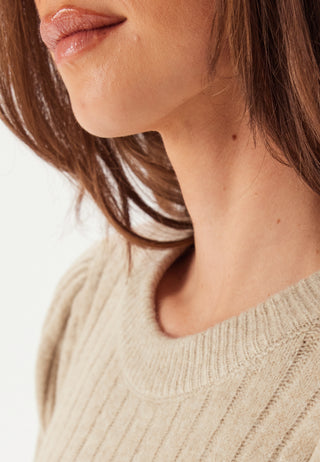 Vijacia O-neck L/S RIB KNIT MI