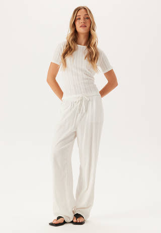 Vikassie S/S Pointelle Top