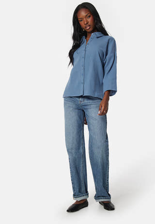 Vilania button 3/4 shirt