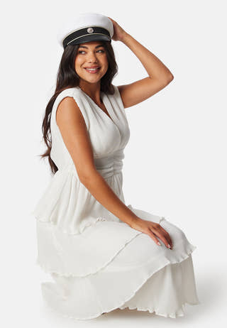 Vilillian V-Neck plisse ankle dress