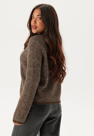 Vilory High Neck L/S KNIT TOP