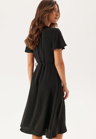 Vilovie S/S Wrap Midi Dress