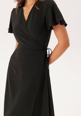 Vilovie S/S Wrap Midi Dress