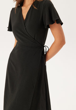 Vilovie S/S Wrap Midi Dress