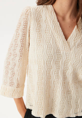 Vilumena V-neck 3/4 Top