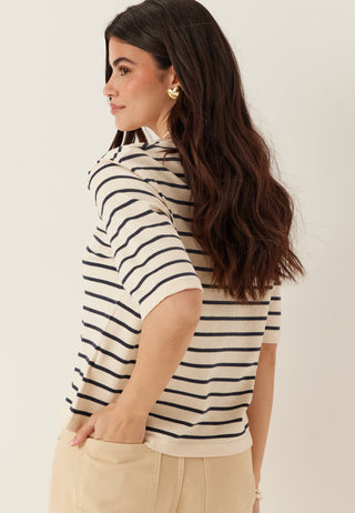 Vimalu O-neck 2/4 KNIT TOP