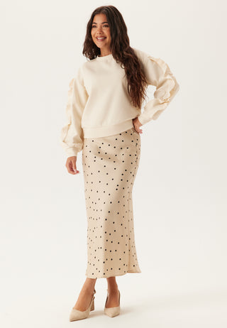 Vimentina Flounce O-neck L/S T