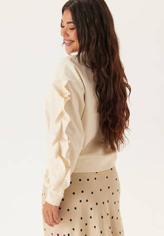 Vimentina Flounce O-neck L/S T