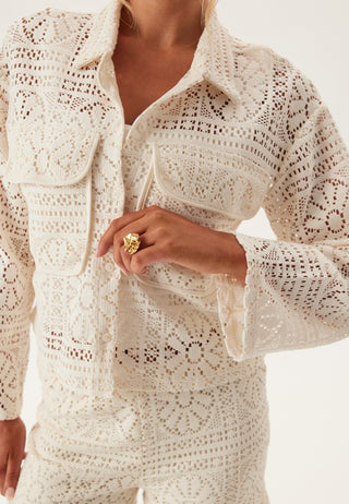 Vimerinda Crochet L/S CARDIGAN