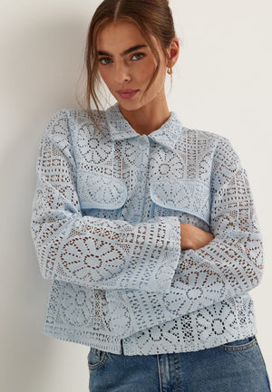 Vimerinda Crochet L/S CARDIGAN