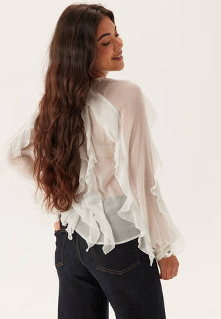 Vimitalla V-neck L/S FLOUNCE S