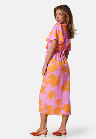 Vinakita V-Neck wrap midi