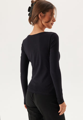 Vinora L/S O-NECK TOP - NOOS