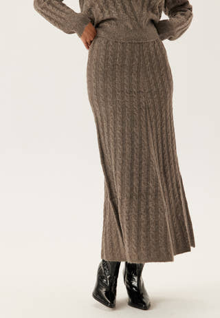 Virelli Ankle Cable Knit Skirt