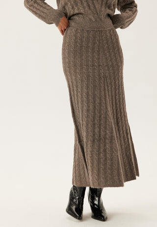 Virelli Ankle Cable Knit Skirt