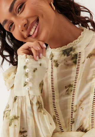 Viremo L/S FRILL TOP FRILL TOP