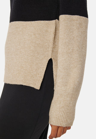 Ril Blocking Roll-NK L/S Knit Top