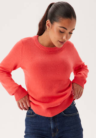 Viril O-neck L/S Knit Top