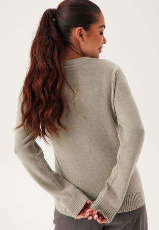 Viril O-neck L/S Knit Top