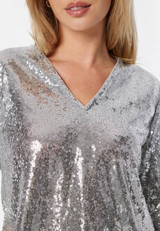 Visala S/S Sequins Top