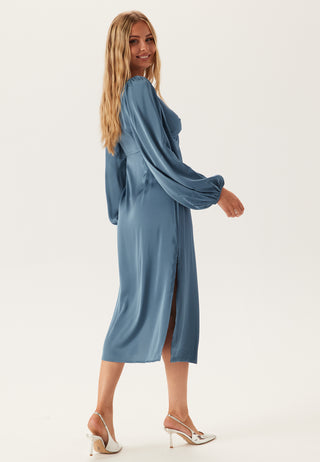 Vischasta L/S CUT OUT MIDI DRESS