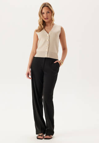 Vishilou S/L BUTTON KNIT VEST