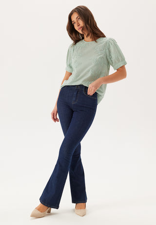 Visonja O-neck S/S TOP/LN TOP/