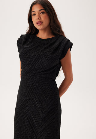 Vizoe O-neck S/L ANKLE DRESS A