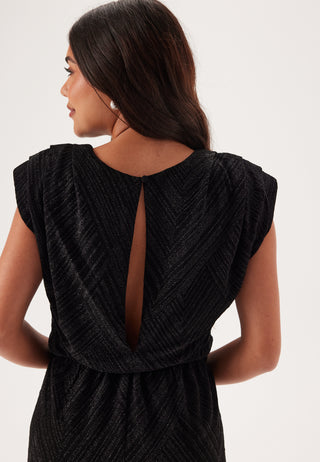 Vizoe O-neck S/L ANKLE DRESS A