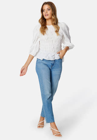 Wendya O-Neck Smock Top