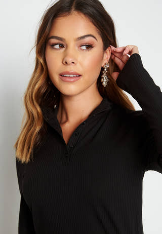 Wonda High Neck L/S Top