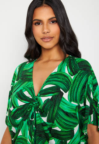 Zugina 2/4 Sleeve Midi Caftan