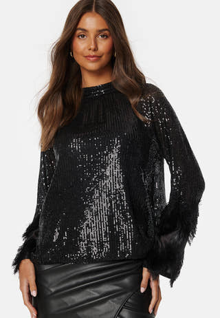 Flow Sequin LS Top