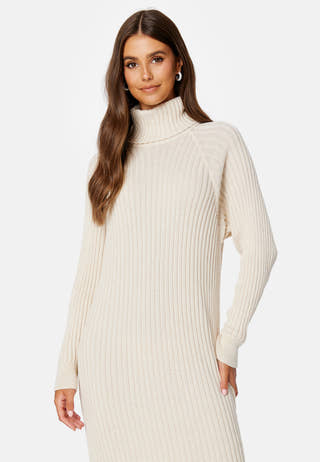 Mavi Knit Midi Rollneck Dress