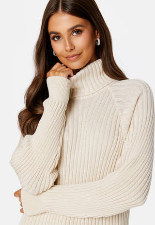 Mavi Knit Midi Rollneck Dress