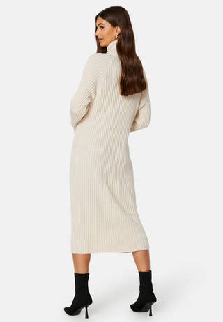 Mavi Knit Midi Rollneck Dress
