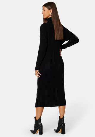 Mavi Knit Midi Rollneck Dress