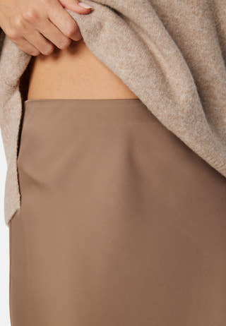 Pella High Waist Midi Skirt