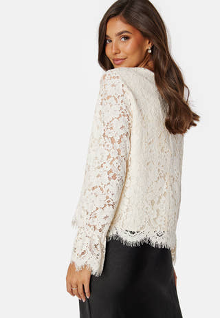 Perla LS Lace Top