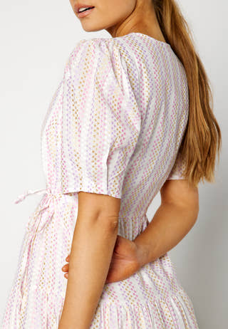 Prisma 2/4 Wrap Midi Dress