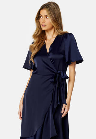 Thea 2/4 Midi Wrap Dress