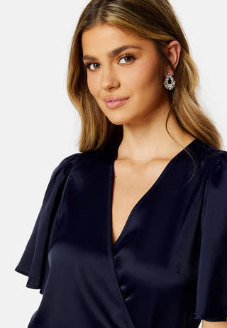 Thea 2/4 Midi Wrap Dress