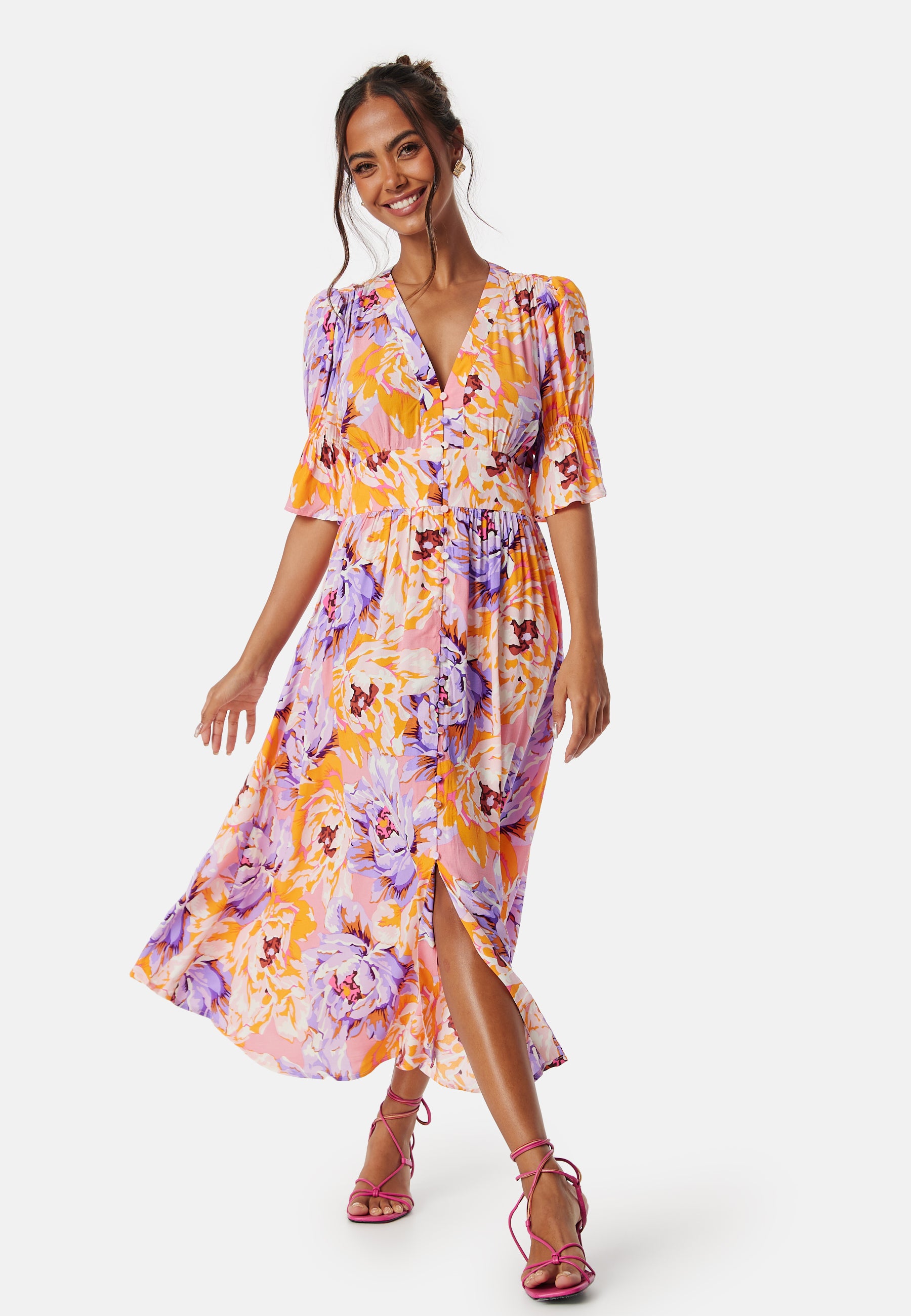 off shoulder fall dress Long Sleeve Long Wedding-Guest Dress 7482