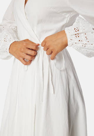 Yasluma LS Long Wrap Dress